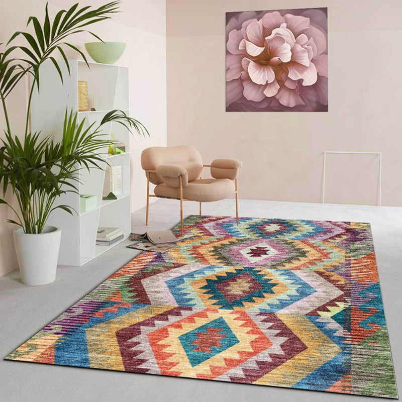 Non-Skid Bohemian Printed Floor Mat