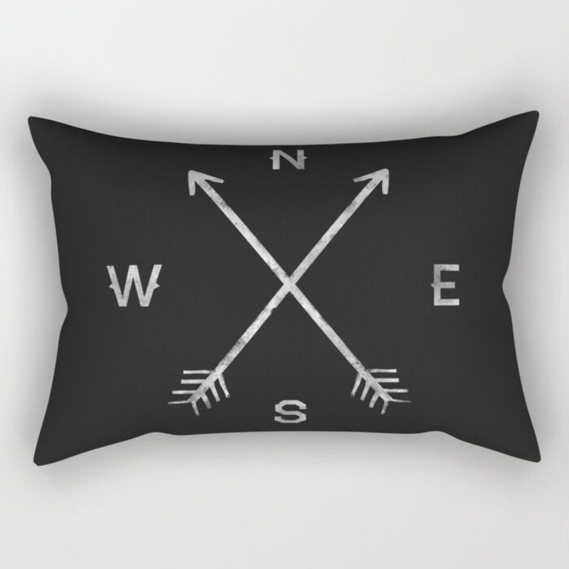 Designer Printed Rectangular Pillow Cover