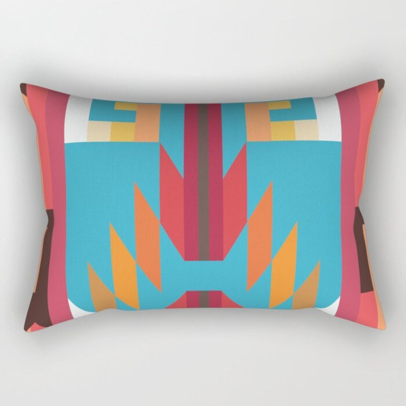 Navajo Art Printed Rectangular Pillow Cover