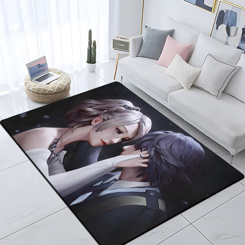 Non-Skid Cartoon Art Printed Floor Mat
