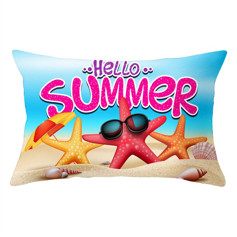 Beach Printed Rectangular Pillow CoverBeach Printed Rectangular Pillow Cover - Image 16