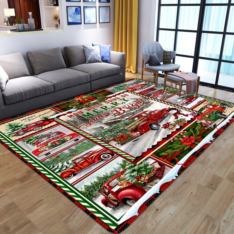 The Non-Slip Christmas Printed Floor Mat