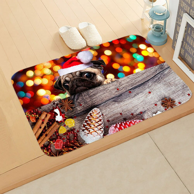 Anti-Slip Merry Christmas Floor Mat