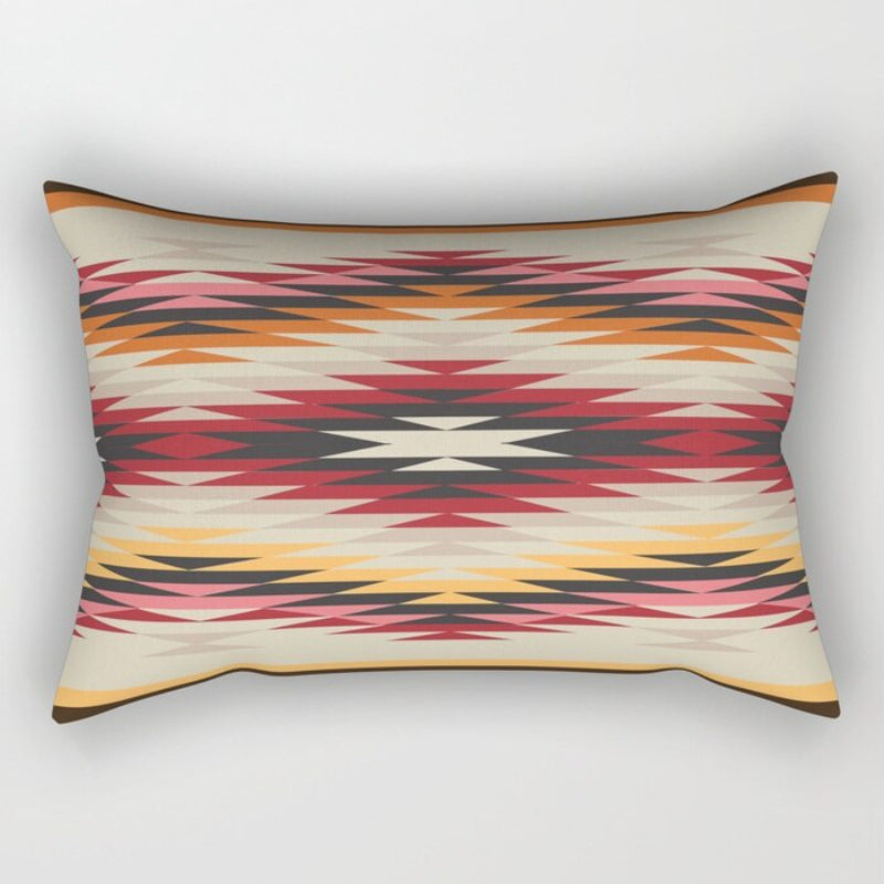 Navajo Art Printed Rectangular Pillow Cover