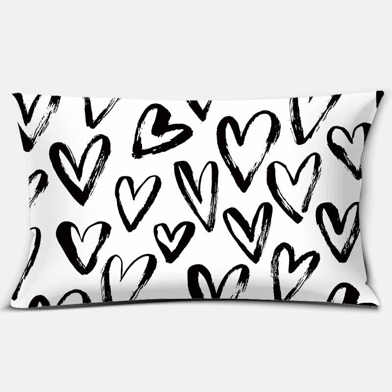 Colorful Art Printed Rectangular Pillow Cover