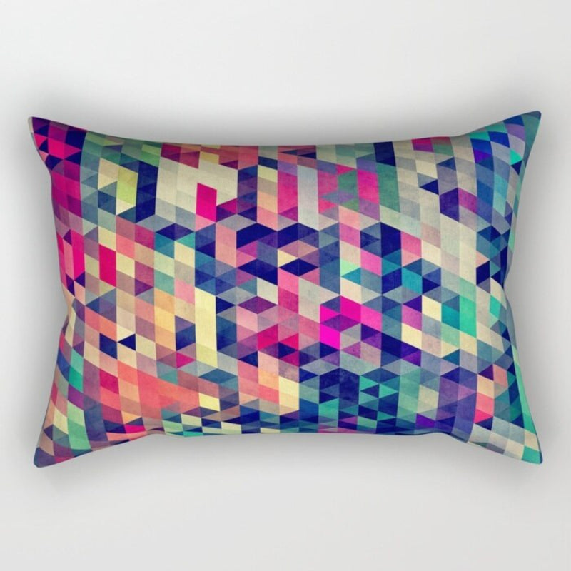 Designer Printed Rectangular Pillow Cover