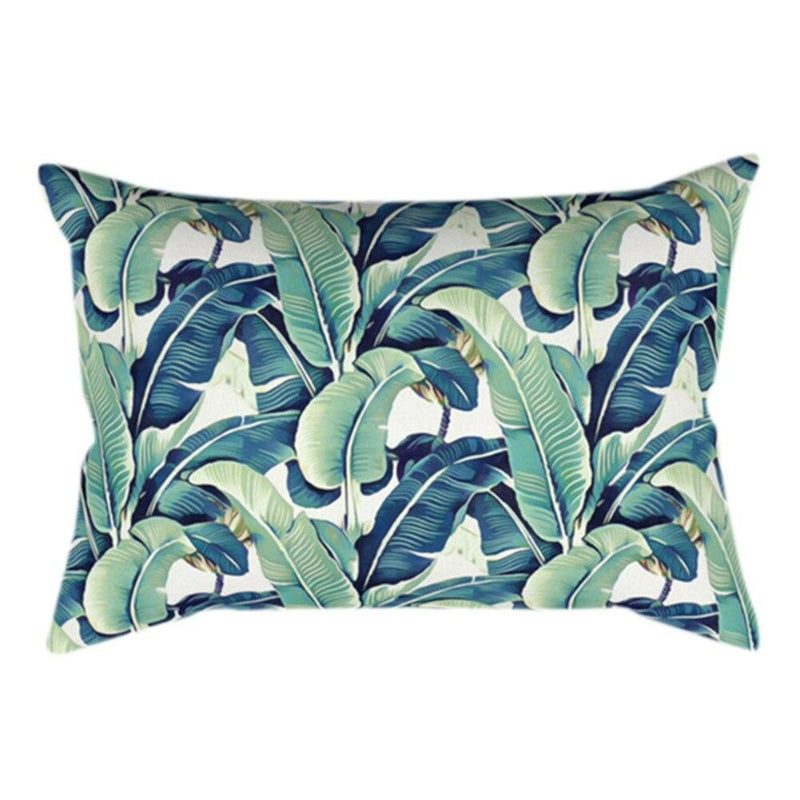 Color Plant Leaf Decorative Pillow Cover