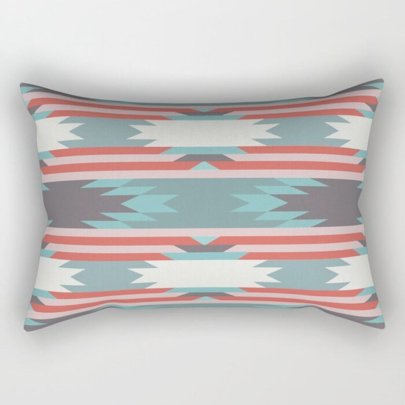 Navajo Art Printed Rectangular Pillow Cover
