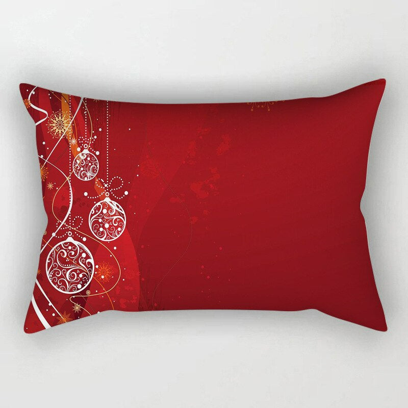 Christmas Themed Printed Pillow Cover
