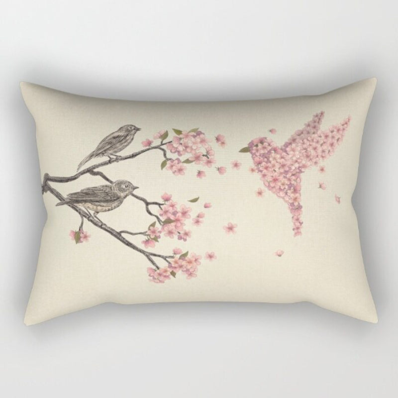 Designer Printed Rectangular Pillow Cover