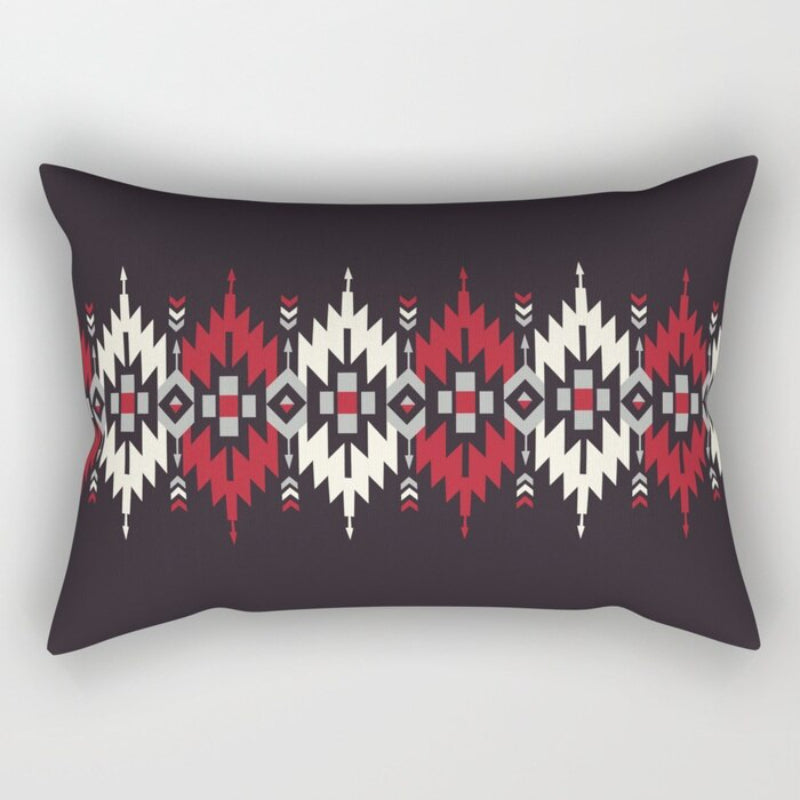 Navajo Art Printed Rectangular Pillow Cover