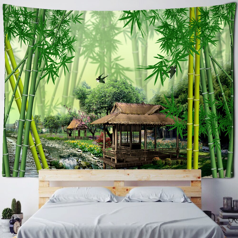 Beautiful Retro Oil Painting Tapestry Wall Hanging Tapis Cloth