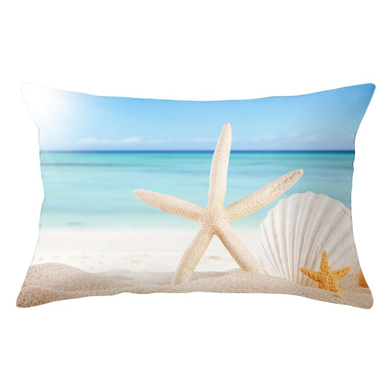 Beach Printed Rectangular Pillow CoverBeach Printed Rectangular Pillow Cover - Image 4