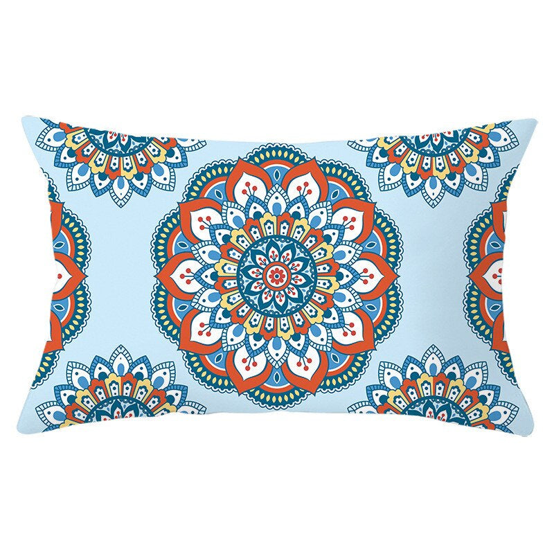 Boho Design Printed Rectangular Pillow Cover
