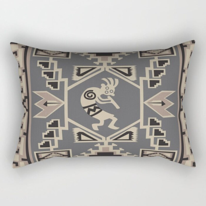 Navajo Art Printed Rectangular Pillow Cover