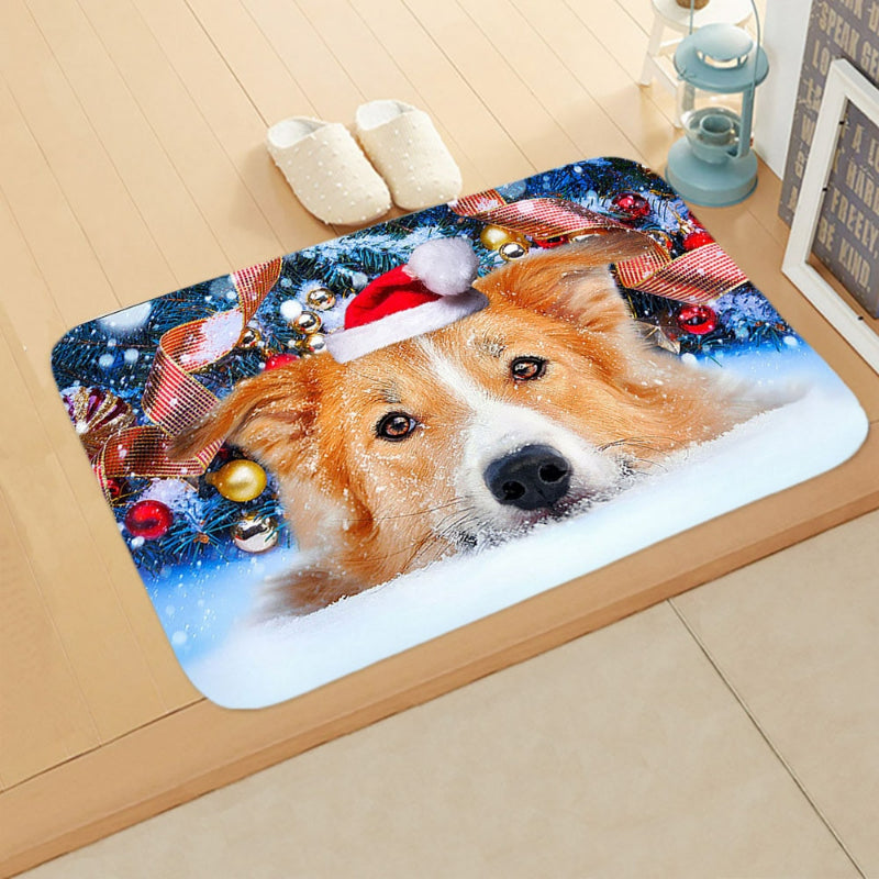 Anti-Slip Christmas Home Decor Mat