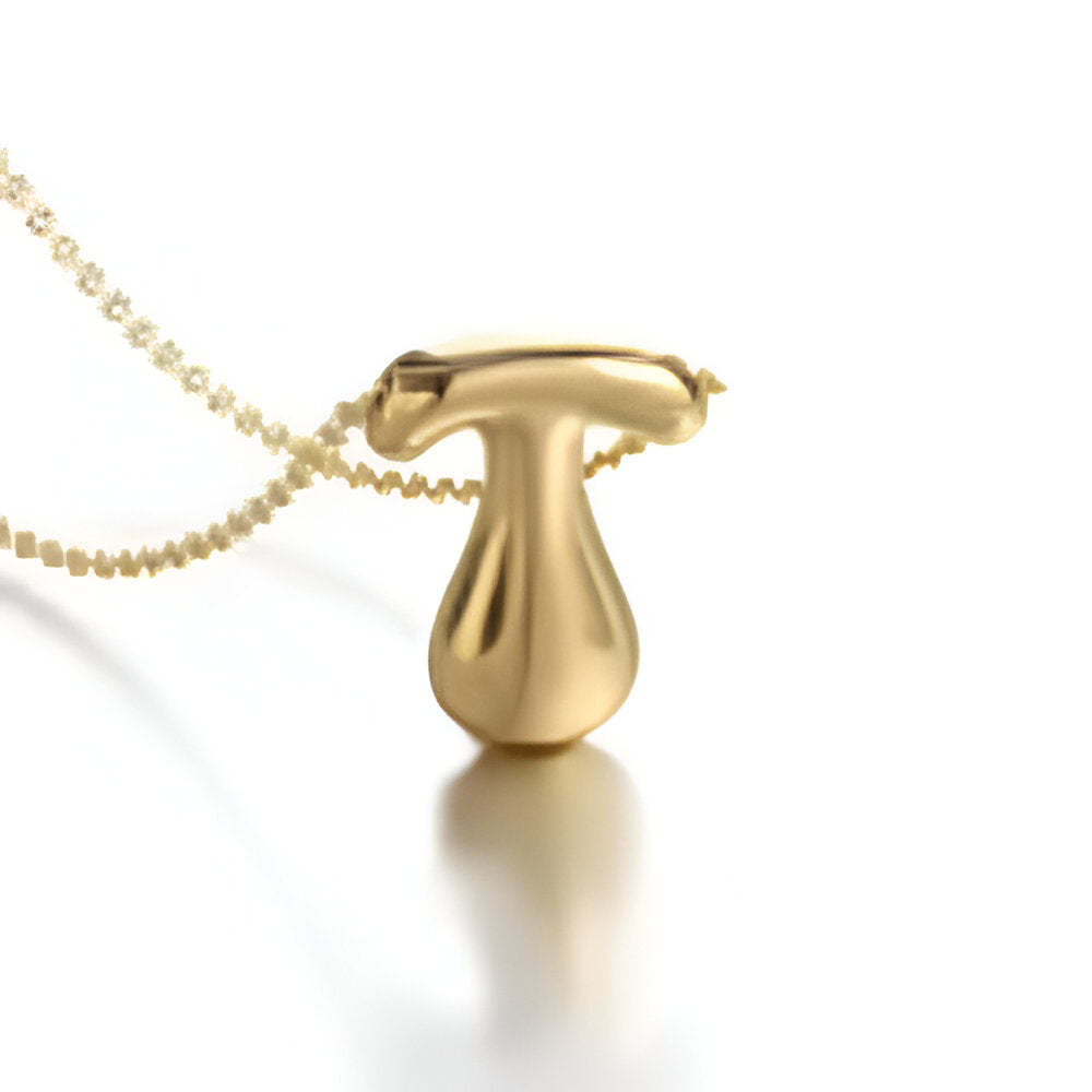 Bubble Initial Letter Necklace-Personalized Jewels