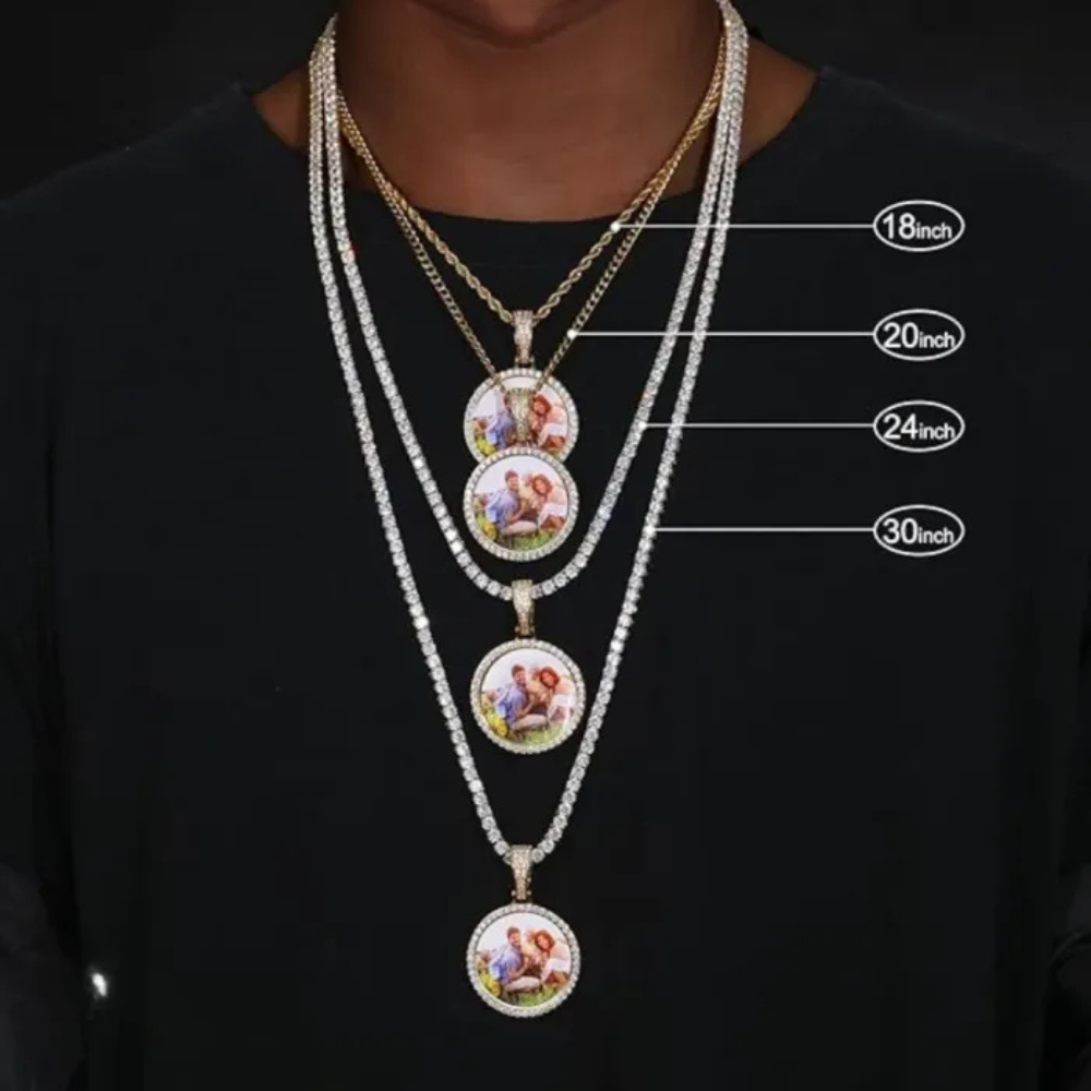 Custom Photo Pendant Necklace-Personalized Jewels