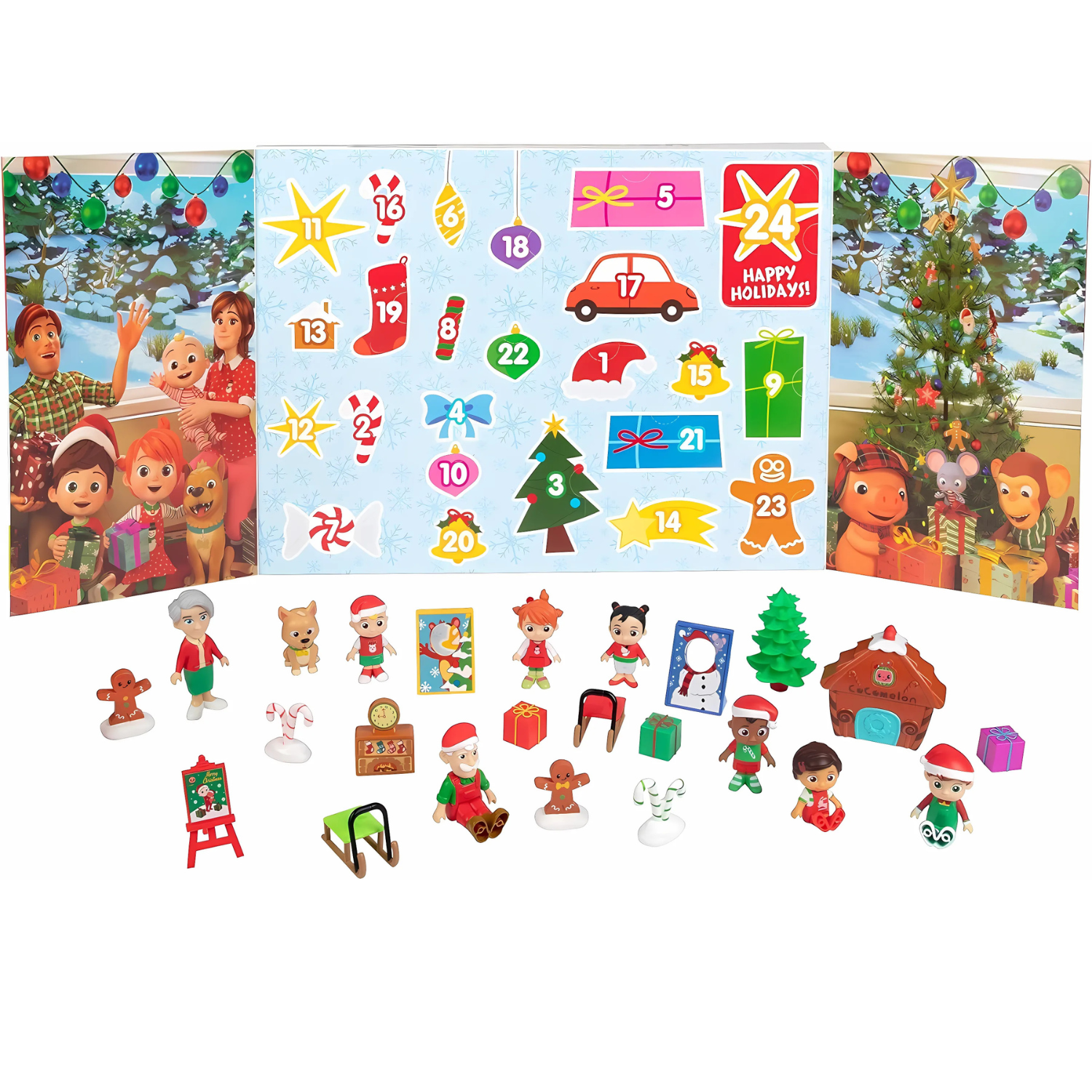 2024 Holiday Advent Calendar 24 Piece Toy Playset-Personalized Jewels