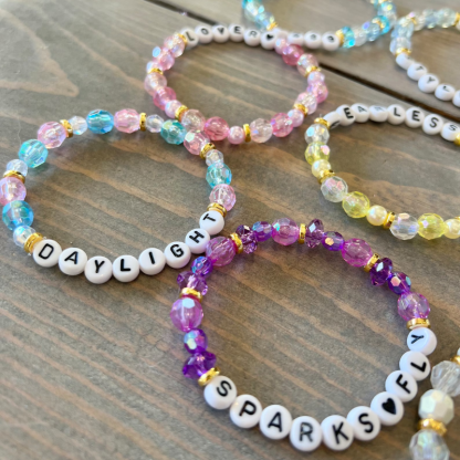 TS Inspired Eras Tour Friendship Beaded Bracelet Stacking Set