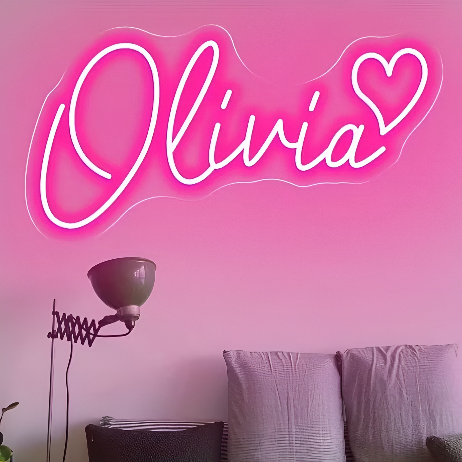 Personalized LED Sign With 10 Brightness Levels For Decor