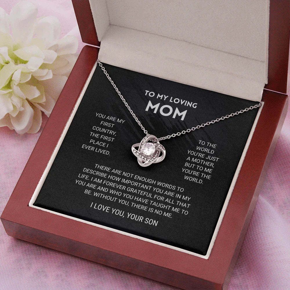 Knot Necklace From Son-Personalized Jewels