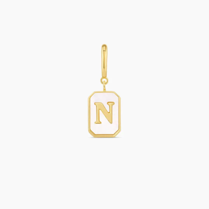 Vintage Personalized Alphabet Initial Design Parker Charm Pendant