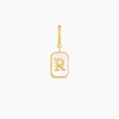 Vintage Personalized Alphabet Initial Design Parker Charm Pendant