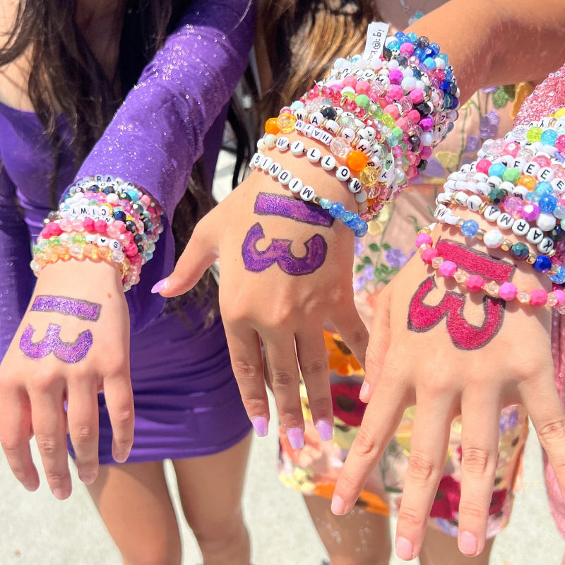 TS Inspired Eras Tour Friendship Beaded Bracelet Stacking Set