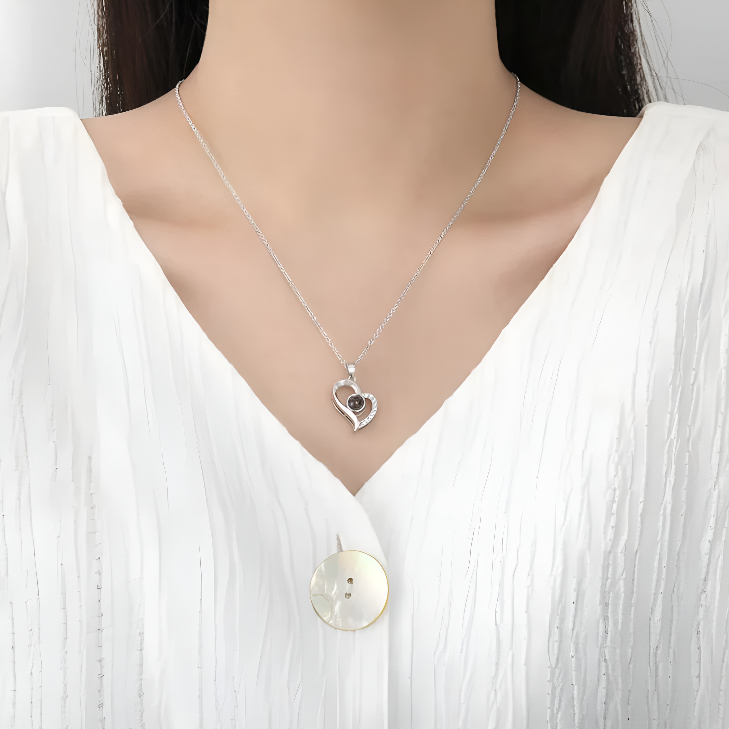 100 Languages ​​I Love You Projection Necklace