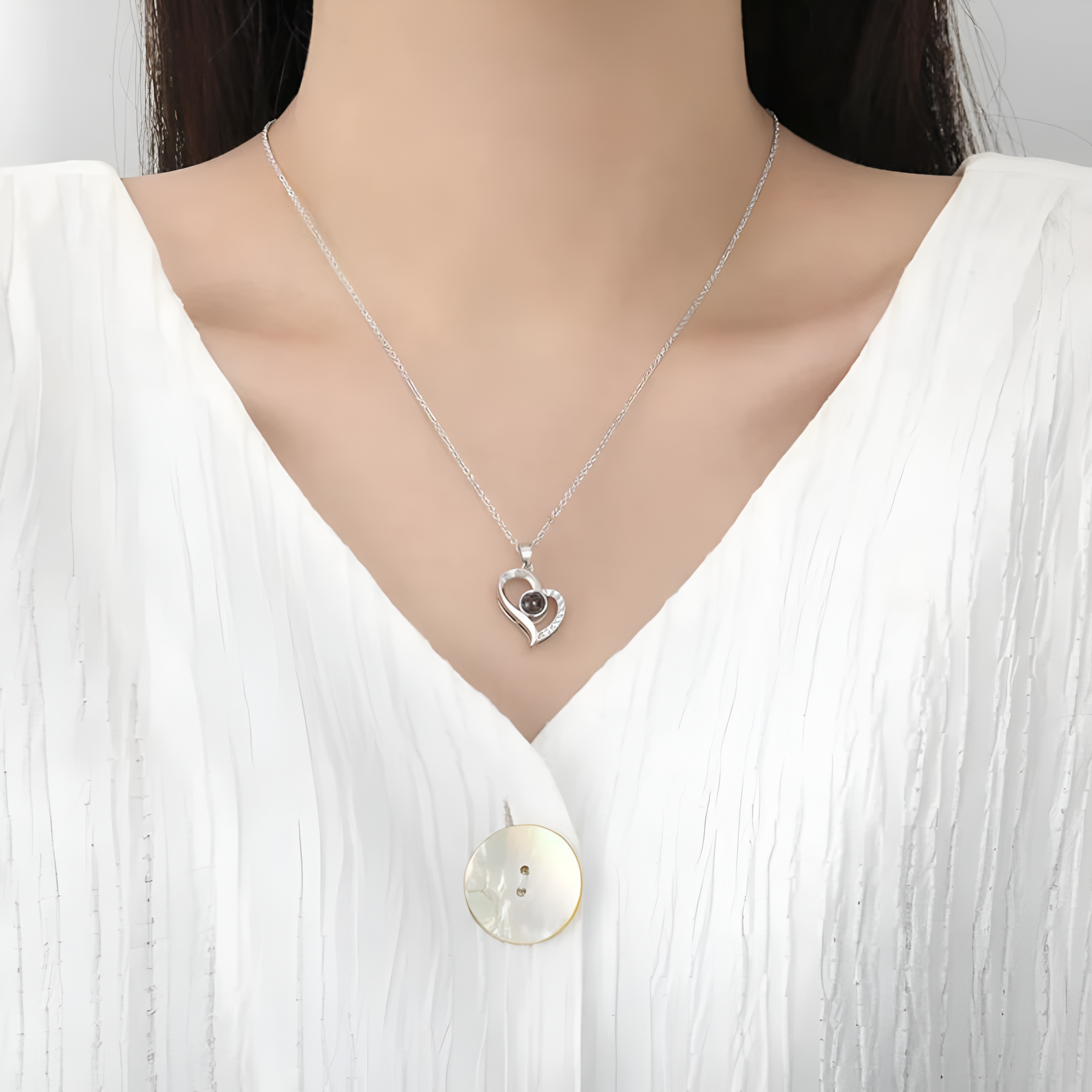 100 Languages ​​I Love You Projection Necklace