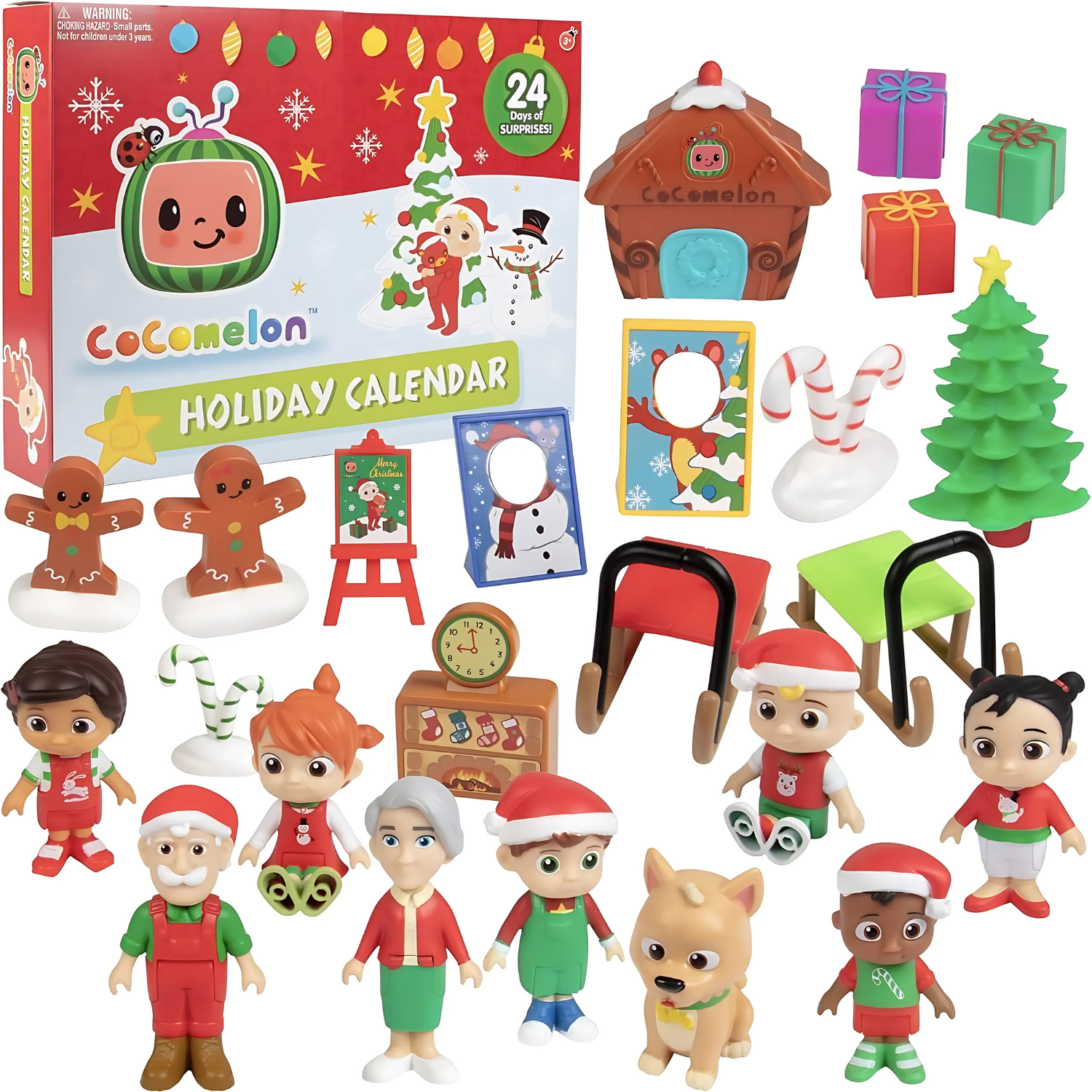 2024 Holiday Advent Calendar 24 Piece Toy Playset-Personalized Jewels