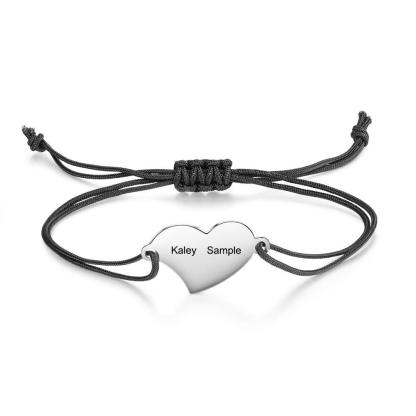 2 Name Engraved Personalized Bracelet For Women-Personalized Jewels