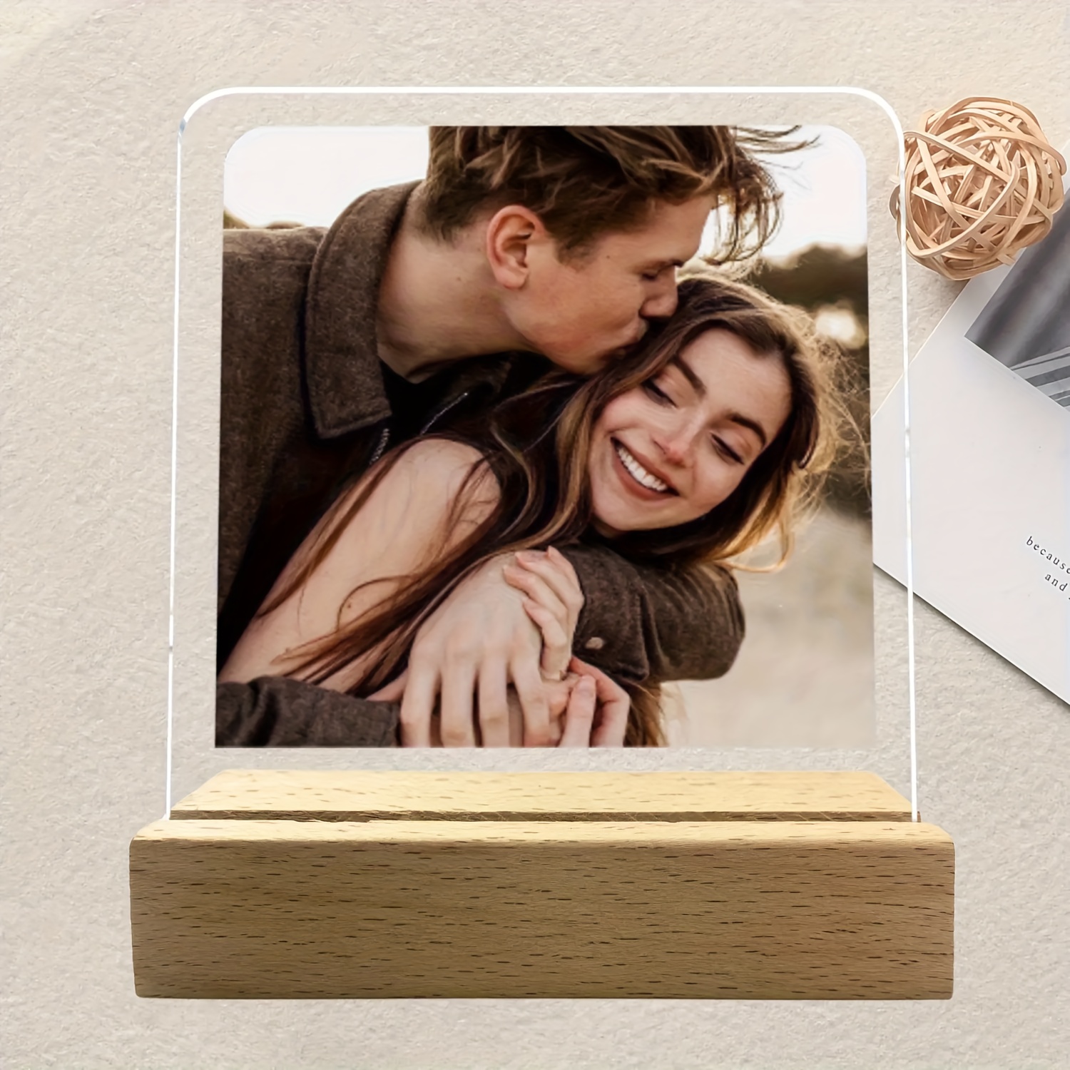 2D Flat, 1pc Customizable Photo Personalized Acrylic for All Seasons