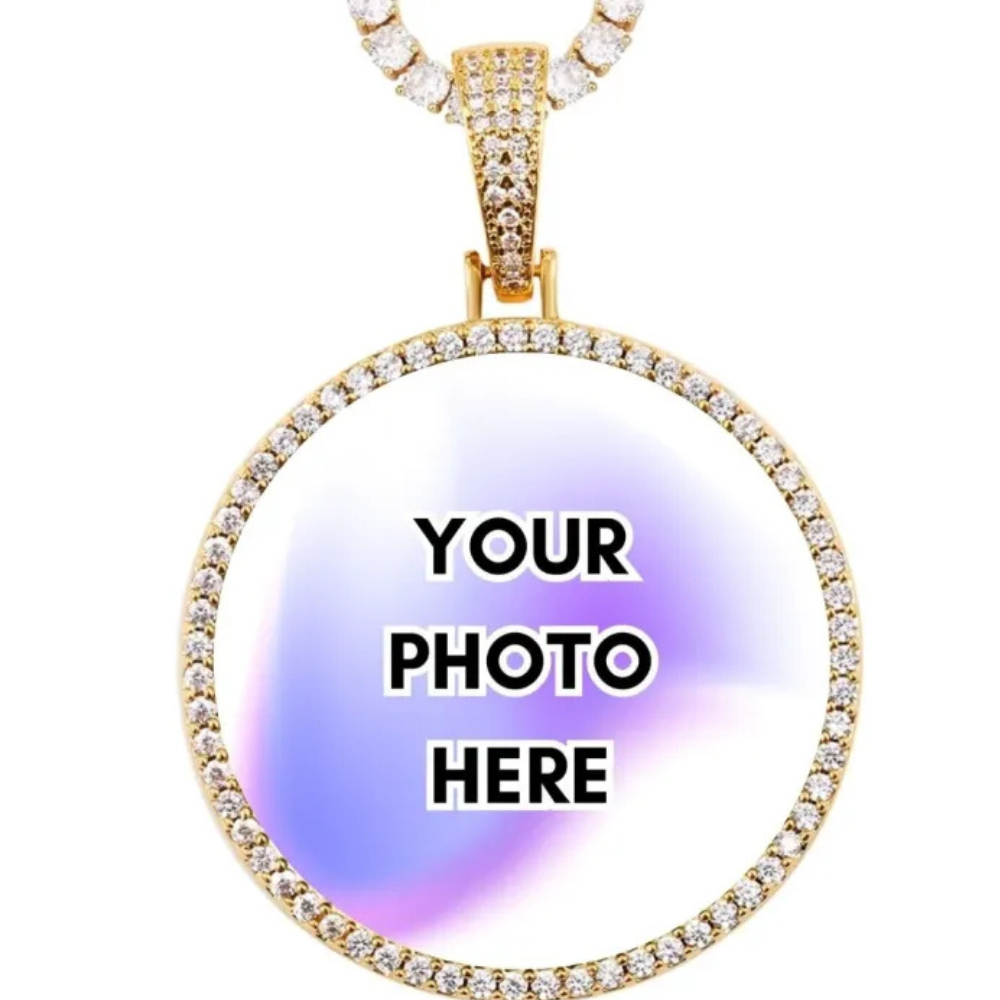 Custom Photo Pendant Necklace-Personalized Jewels