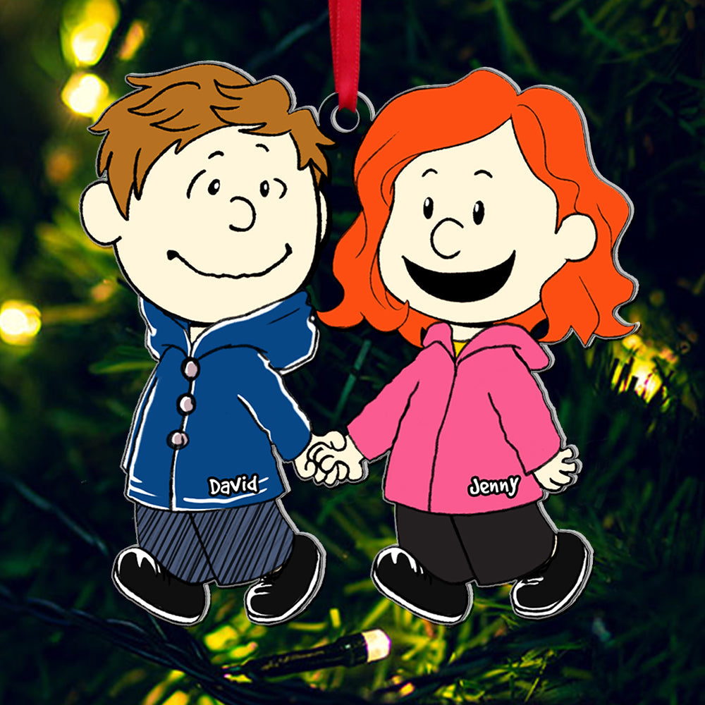 Personalized Holiday Ornament For Couples-Personalized Jewels