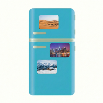 Customizable Photo Refrigerator Magnets
