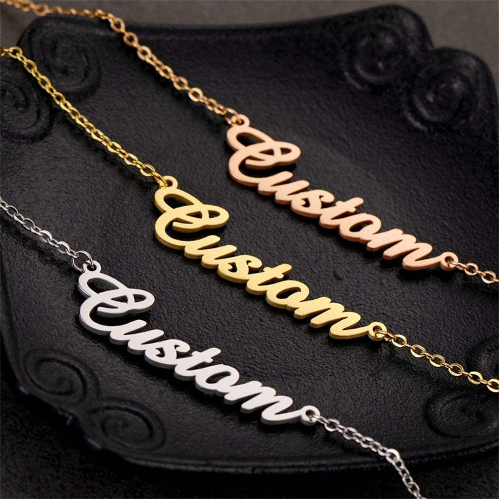 Custom Script Name Necklace-Personalized Jewels