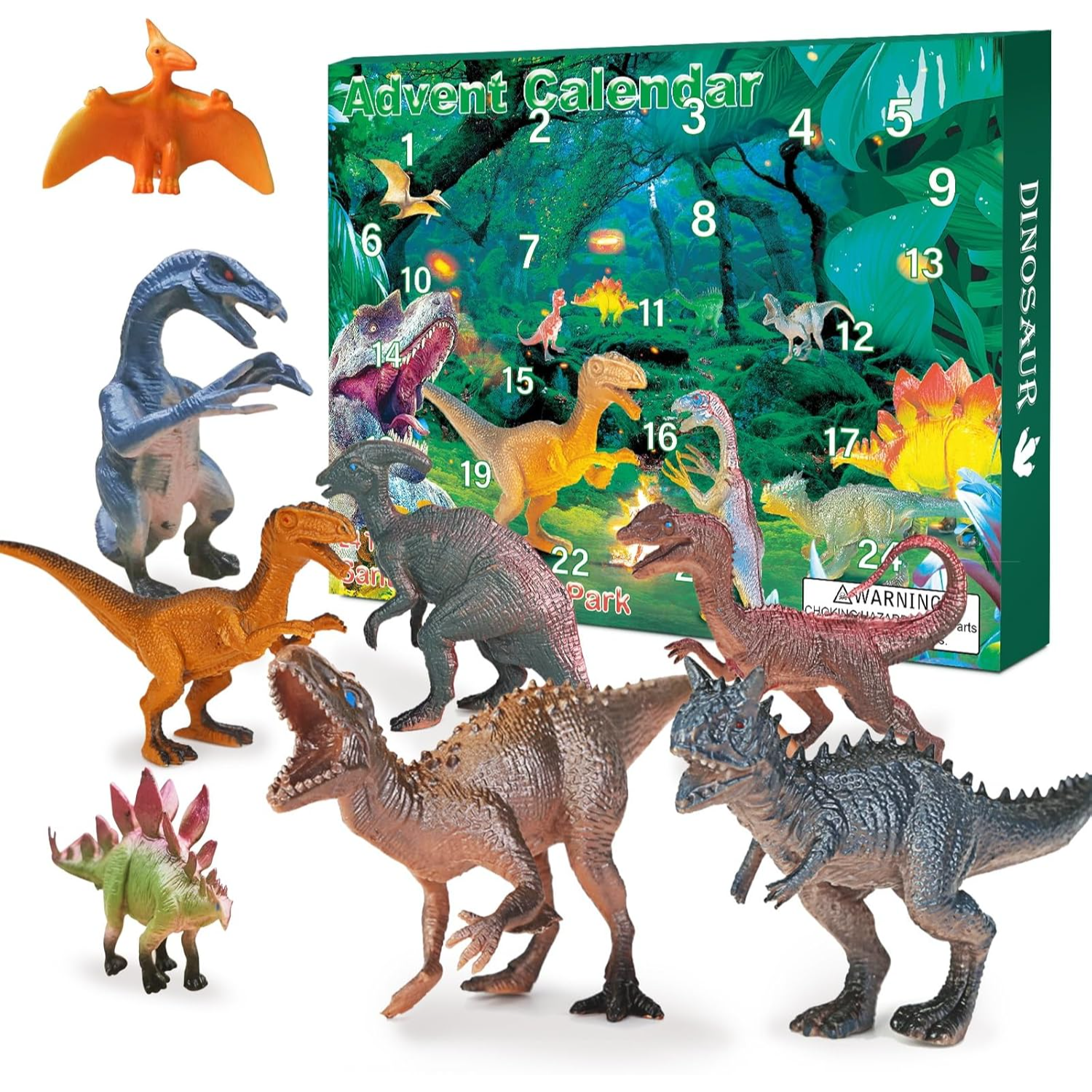 2024 Christmas Dinosaur Advent Calendar-Personalized Jewels