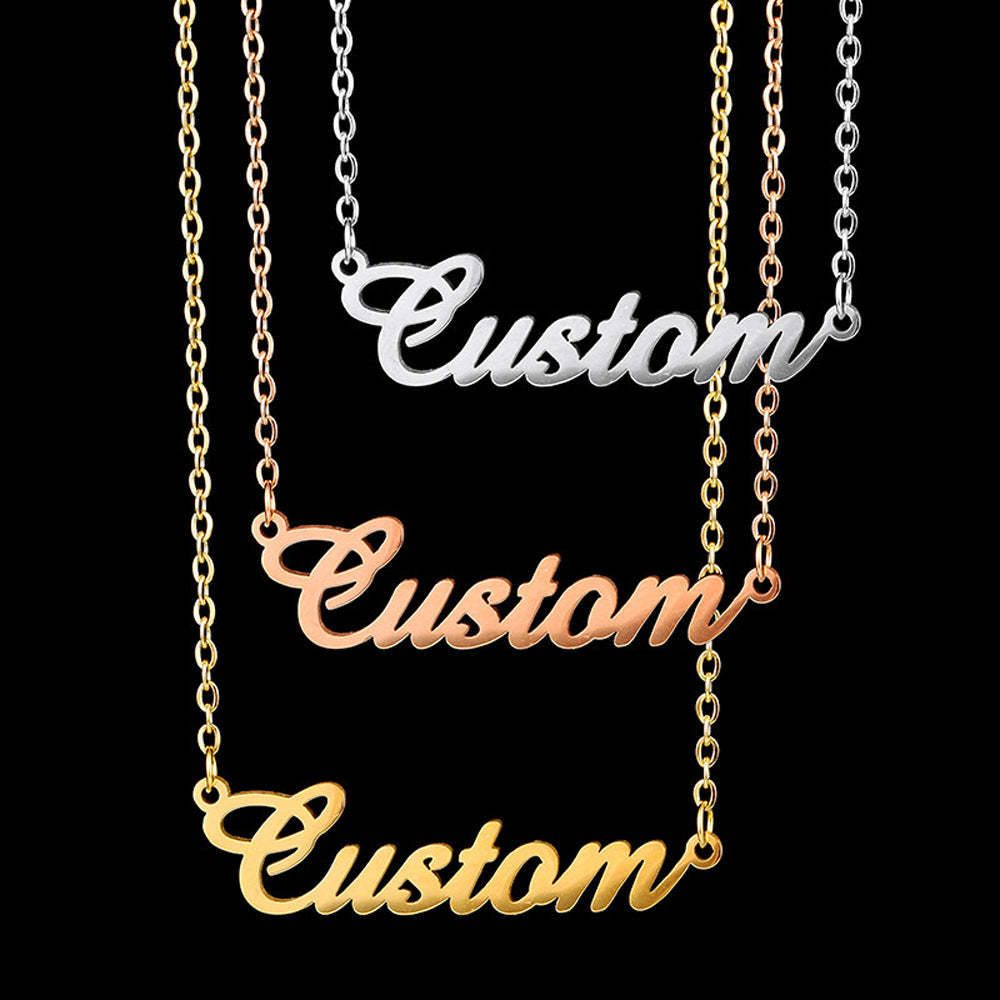 Custom Script Name Necklace-Personalized Jewels