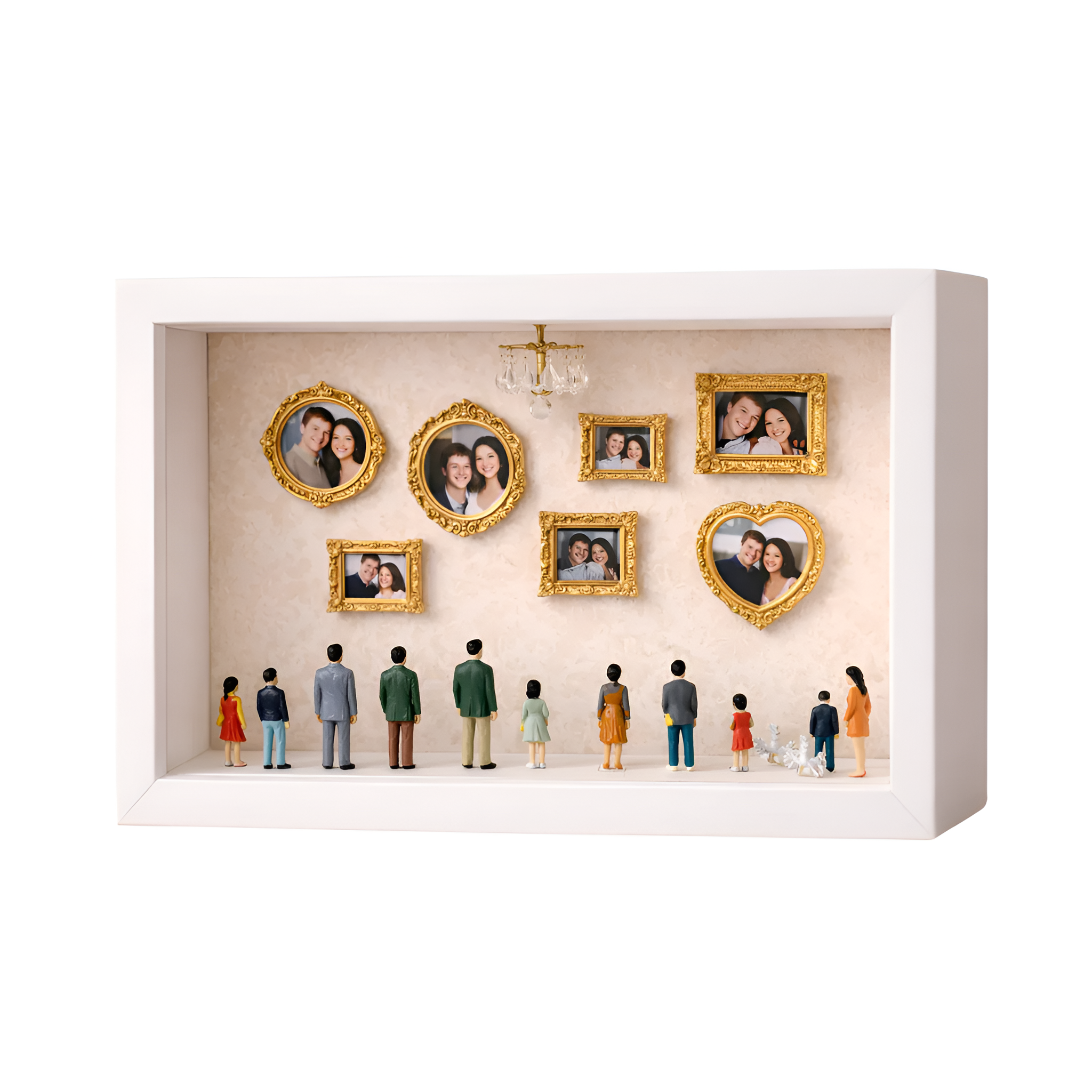 Personalized Museum Themed Memory Shadow Box With Frames