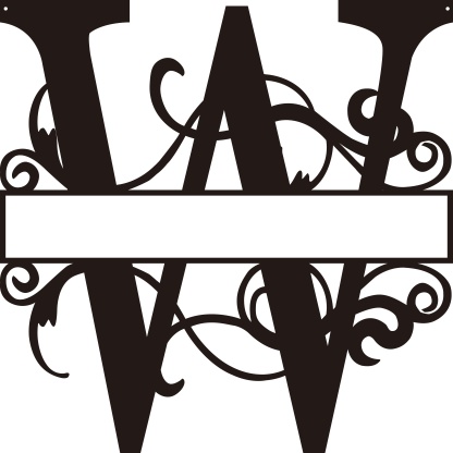 Personalized Split Letter Craft Sign For Home