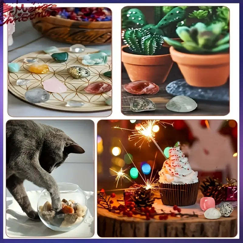 24 Pieces Christmas Calendar Crystal Gemstones Set-Personalized Jewels