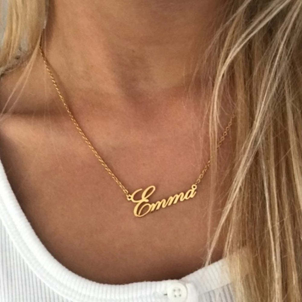 Custom Script Name Necklace-Personalized Jewels