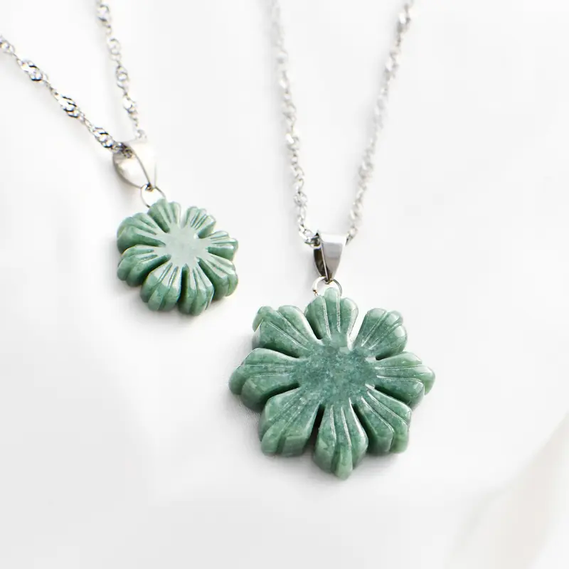 Jade Sun Pendant Style Chain