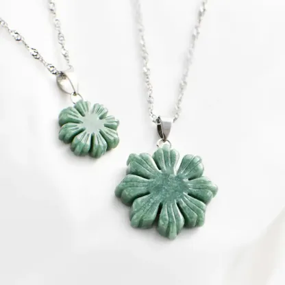 Jade Sun Pendant Style Chain