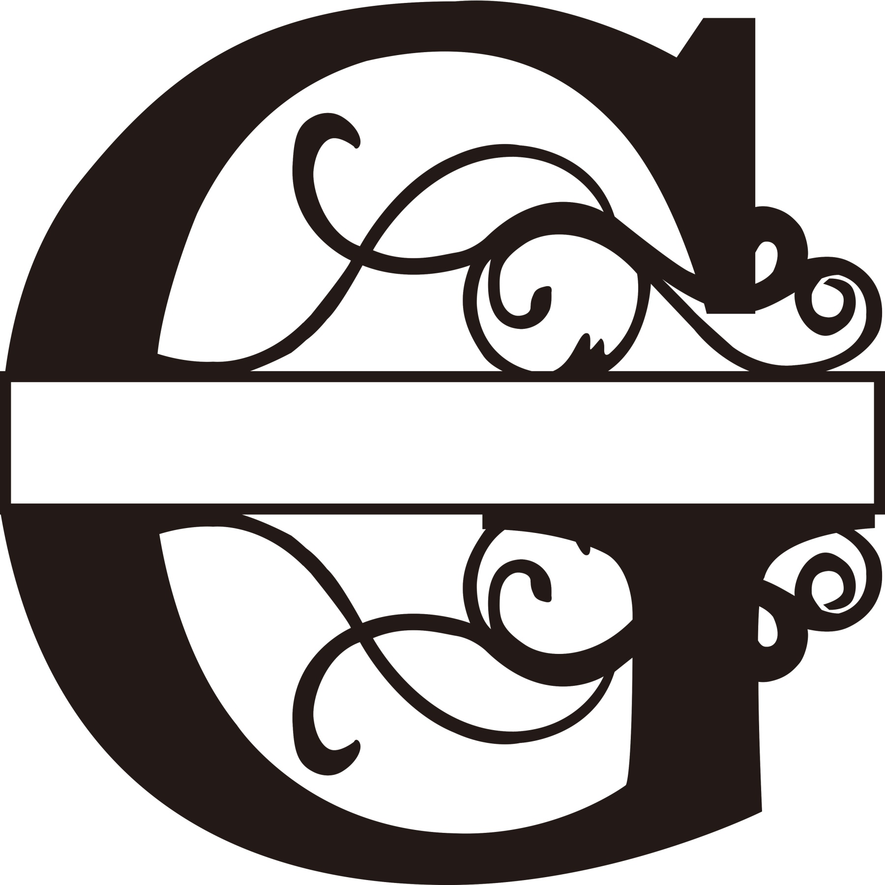 Personalized Split Letter Craft Sign For Home