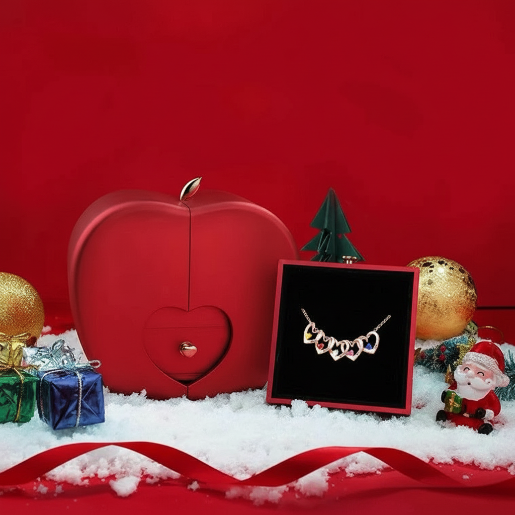 Custom Name Necklace With Birthstone Charms And Adjustable Chain For Women