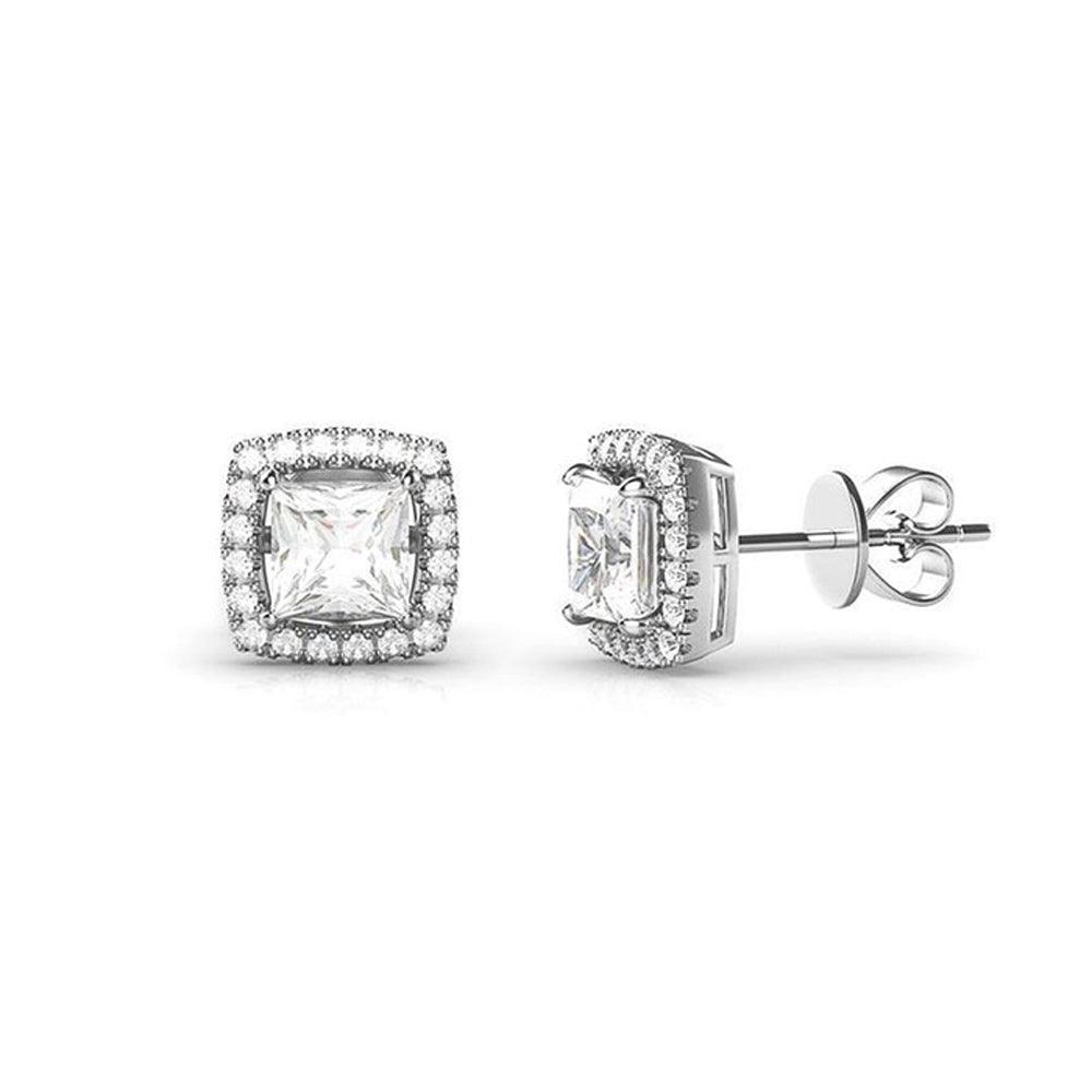 6MM Square Cubic Zirconia Earring for Women - Fashion Earrings for Women - Stylish Accessory for Women - Fashion Jewelry for Women - Trendy Accessories for Women - Personalized Jewel
