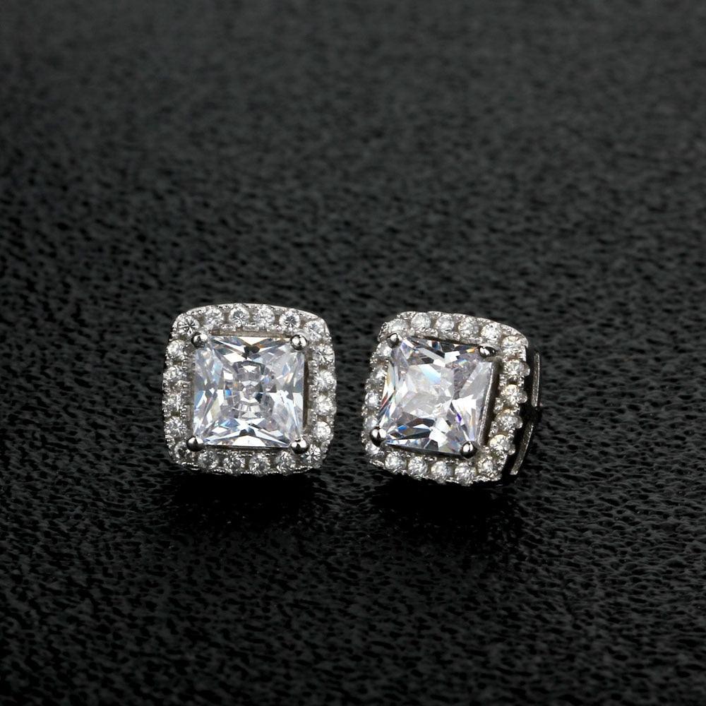 6MM Square Cubic Zirconia Earring for Women - Fashion Earrings for Women - Stylish Accessory for Women - Fashion Jewelry for Women - Trendy Accessories for Women - Personalized Jewel